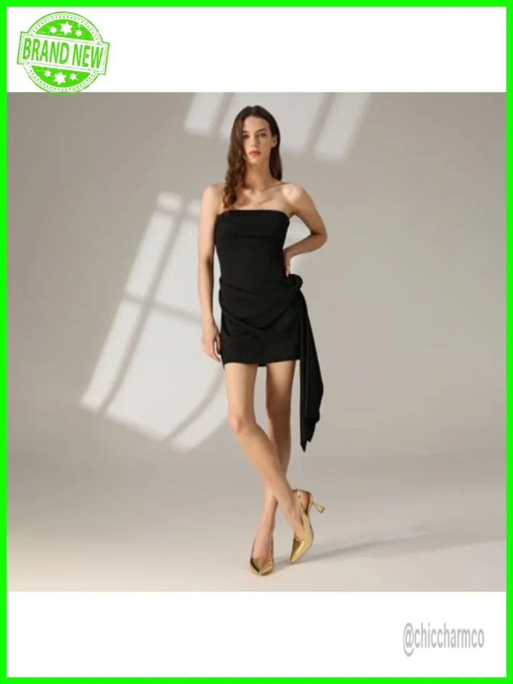 Slingback Kitten Heels Women Pointed Toe Chunky High Heels Elegant Dressy Pumps